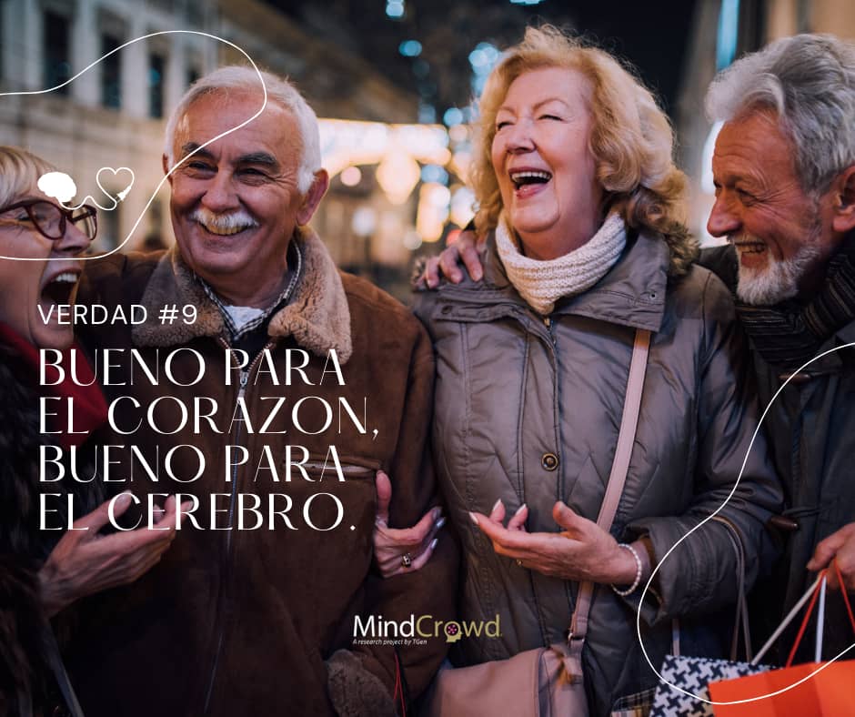 Bueno para el corazón, bueno para el cerebro.